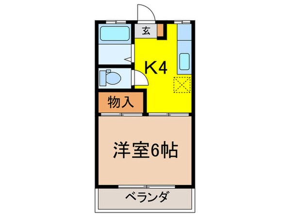 サンハイツの物件間取画像